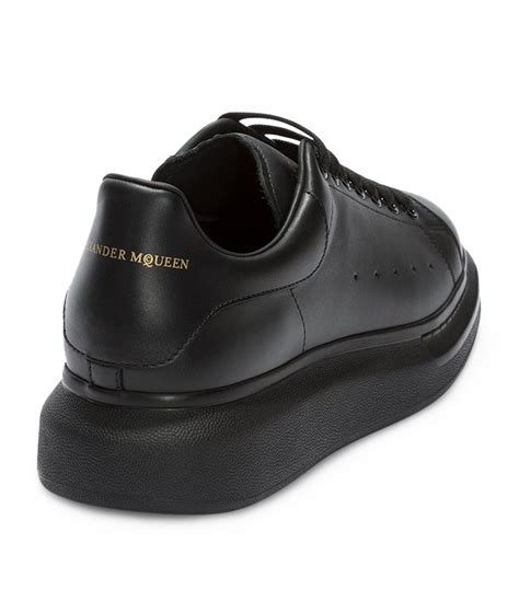 alexander mcqueen oversized leather sneakers.